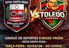 Nova Santa Rosa Futsal enfrenta Toledo em amistoso nesta terça-feira