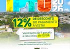 IPTU com desconto de 12% vence nesta sexta-feira em Marechal Rondon