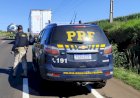 PRF flagra caminhoneiro em ultrapassagem perigosa na BR-163 entre Mercedes e Marechal Rondon