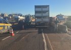 Motorista fica ferido após saída de pista na BR-277 em Matelândia