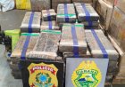 BPFRON e Polícia Federal apreendem mais de 420 kg de maconha em Santa Helena