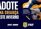 PRF lança campanha solidária para arrecadar agasalhos infantis no Paraná