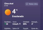 Semana começa fria e termina com chuva em Marechal Cândido Rondon e  microrregião