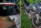 Motociclista fica ferido em acidente na PR-491 e polícia apura possível ligação com furto de moto em Nova Santa Rosa