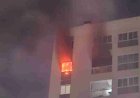 Incêndio em apartamento mobiliza Corpo de Bombeiros no centro de Cascavel
