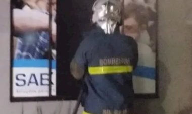 Bombeiros agem rápido e controlam incêndio em Marechal Candido Rondon