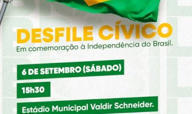 Desfile Cívico acontece neste sábado em Marechal Cândido Rondon
