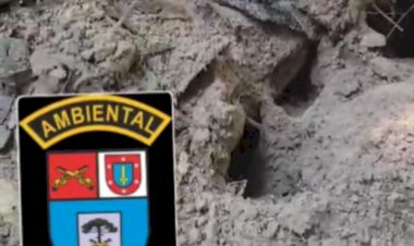 Veículo enterrado é encontrado em bunker improvisado na zona rural de Icaraíma