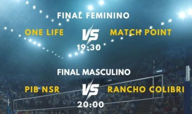 Finais do Campeonato Municipal de Voleibol acontecem na noite desta sexta-feira (10)