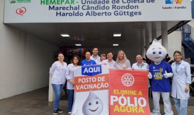 Sábado é Dia “D” da Multivacinação   em Marechal Rondon tem o apoio do Rotary Club