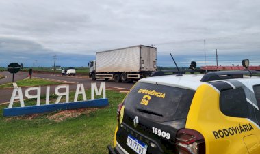 Acidente com vítima é registrado no trevo de acesso a Maripá