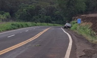 Colisão lateral na PRC-467 deixa idoso ferido em Marechal Cândido Rondon