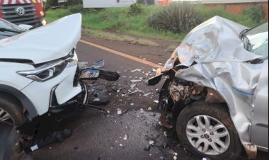 Acidente com morador de Nova Santa Rosa é registrado  proximo ao trevo de Marechal Rondon