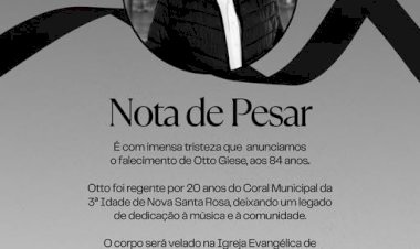 Nota de Pesar