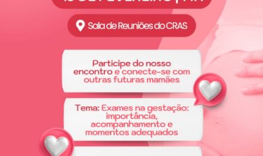 Encontro de Gestantes será realizado nesta quarta-feira (19) em Nova Santa Rosa