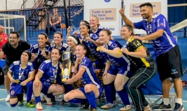 Nova Santa Rosa conquista título da Copa Sesc Verão de Futsal Feminino