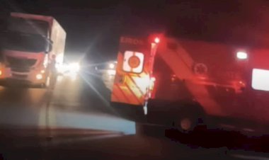 ATENÇÃO: Grave acidente entre carreta e carro deixa feridos na BR-163, entre Marechal Rondon e Mercedes