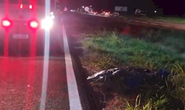 Quarto atropelamento no fim de semana termina com morte de idoso na BR-163, em Sede Alvorada