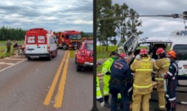 ATENÇÃO  EM PRIMEIRA MÃO, ACONTECEU AGORA;  Acidente com morte na PR 272