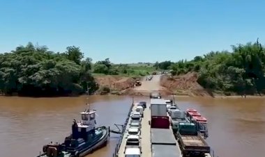 Caos no Rio Piquiri: travessia por balsa é retomada, mas motoristas enfrentam horas na fila e falta de estrutura