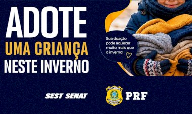 PRF lança campanha de arrecadação de roupas de inverno para crianças no Paraná