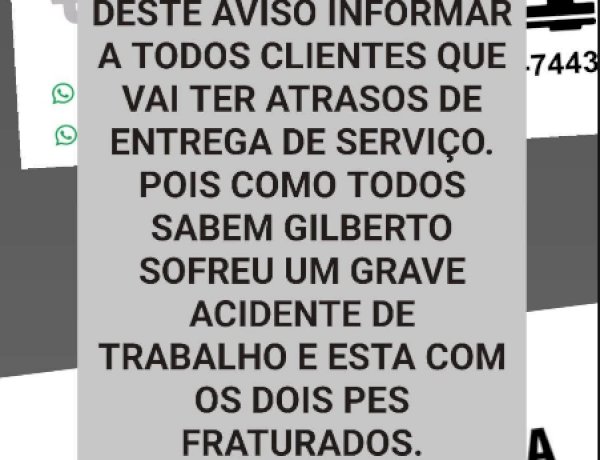 Comunicado da Funilaria e Tornearia Welter de Nova Santa Rosa aos seus clientes