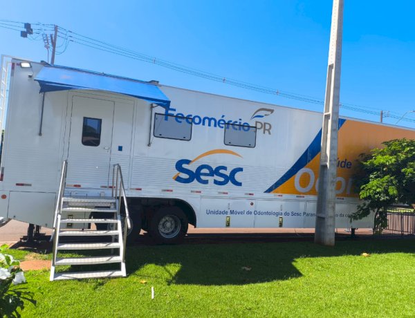 Nova Santa Rosa lança Unidade Móvel OdontoSesc em parceria com o Sistema Fecomércio