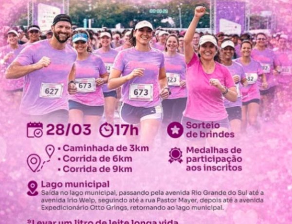 Estão abertas inscrições para Corrida e Caminhada do Dia da Mulher em Marechal Cândido Rondon