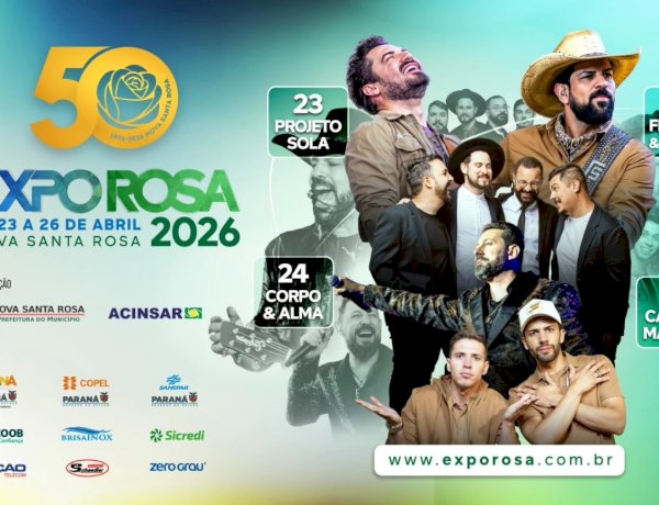 Expo Rosa 2026 é lançada e celebra os 50 anos de Nova Santa Rosa