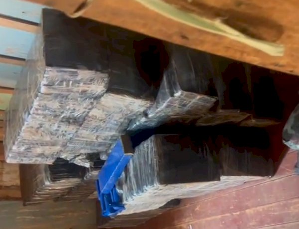 Segunda apreensão de drogas em Mercedes; BPFRON e Polícia Federal apreendem 535 quilos de maconha