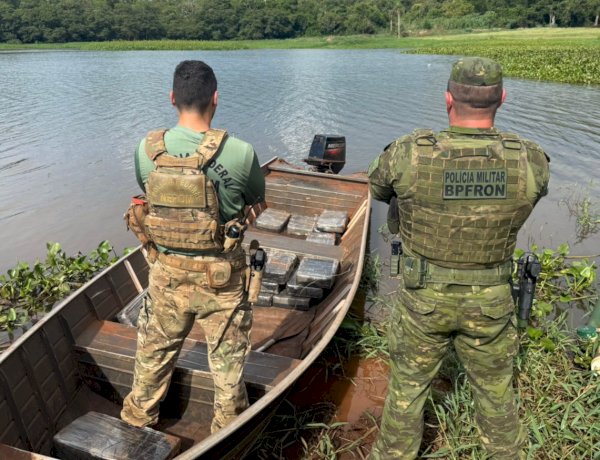 BPFRON e Polícia Federal apreendem 170 kg de maconha e prendem homem em Mercedes
