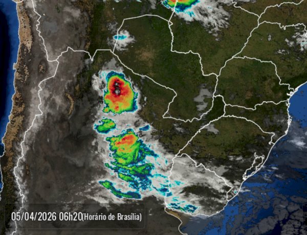 Chuva, tempestades, ciclone extra-tropical  e frio estão na previsão para a próxima semana de 6 a 12 de abril para Marechal e região