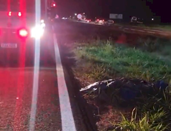 Quarto atropelamento no fim de semana termina com morte de idoso na BR-163, em Sede Alvorada