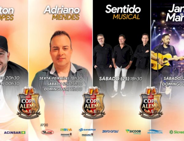 Expo Rosa 2026: Copa Alemã terá gastronomia típica, chope artesanal e programação musical