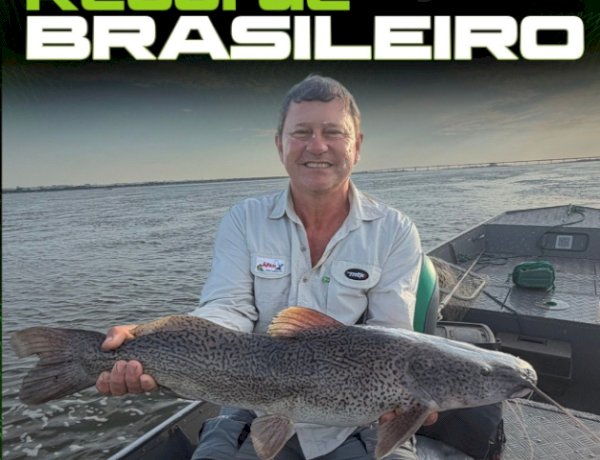 Pescador de Mercedes PR, conquista recorde nacional com surubim manchado