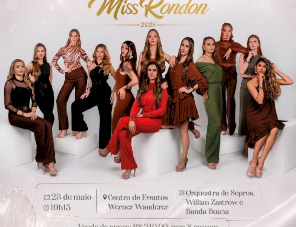 Votação para Miss Fotogenia 2026 já está aberta em Marechal Rondon