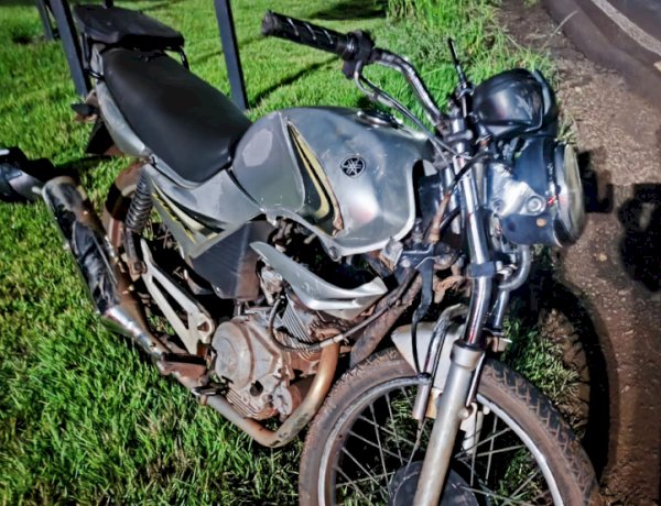 Motociclista envolvido em acidente na PR-491 foge da UPA e caso levanta suspeitas sobre possível furto de moto