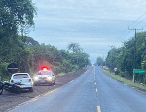 Acidente na PR-317 deixa dois feridos em Sub Sede  Santa Helena