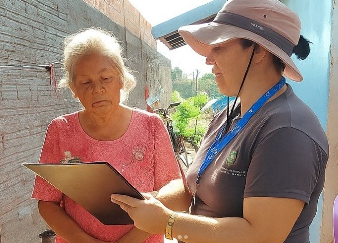 Agentes Comunitários de Saúde realizam visitas domiciliares em Marechal Rondon para atualização de cadastros 