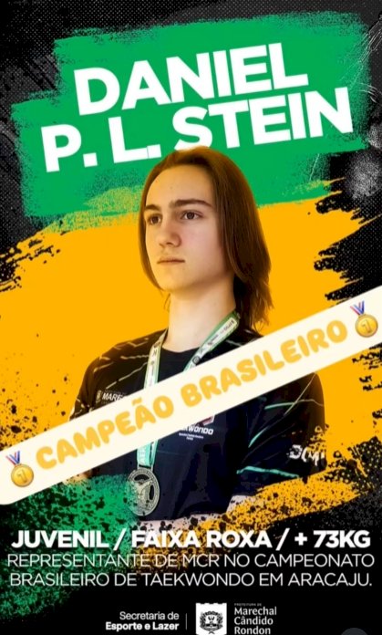 Atleta rondonense é campeão brasileiro de Taekwondo