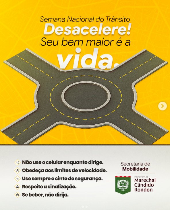 Marechal Cândido Rondon realiza ações relativas à Semana Nacional do Trânsito