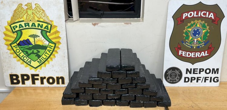 BPFRON prende mulher com quase 23 kg de maconha em mala de ônibus na região