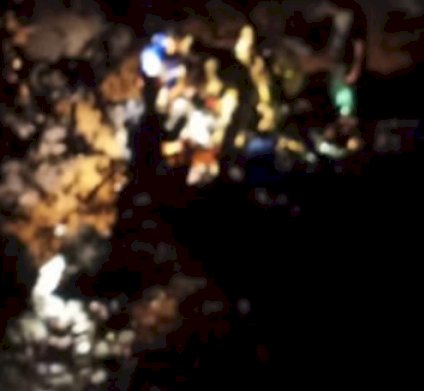 Bombeiros resgatam  Mulher que caiu no Rio Guaçu na divisa de Nova Santa Rosa e Marechal Rondon