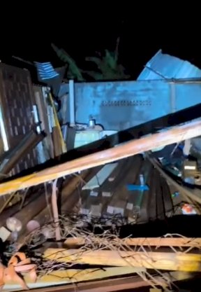 Mais um tornado; Fenômeno climático atinge Arroio Guaçu e causa destruição no início da noite de quinta-feira (1º)