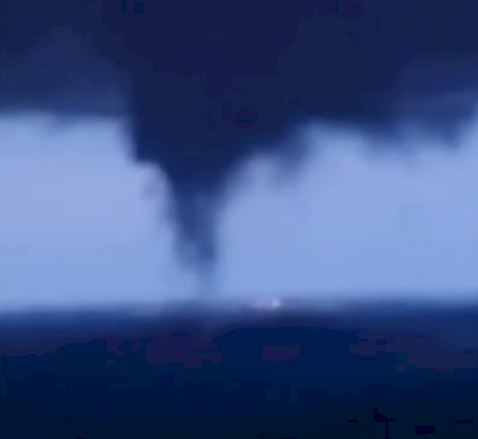 Está confirmado: foi um tornado  registrado ontem (01) em Mercedes, e foi  de categoria F1