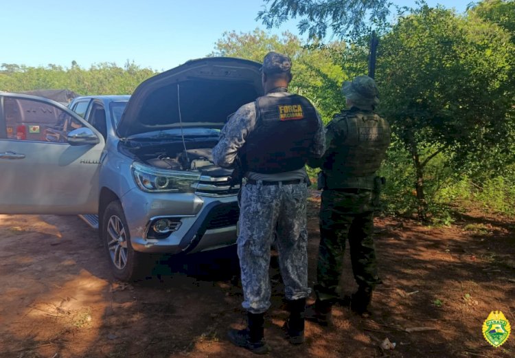 Ação integrada recupera camioneta furtada em Cascavel na região de Guaíra