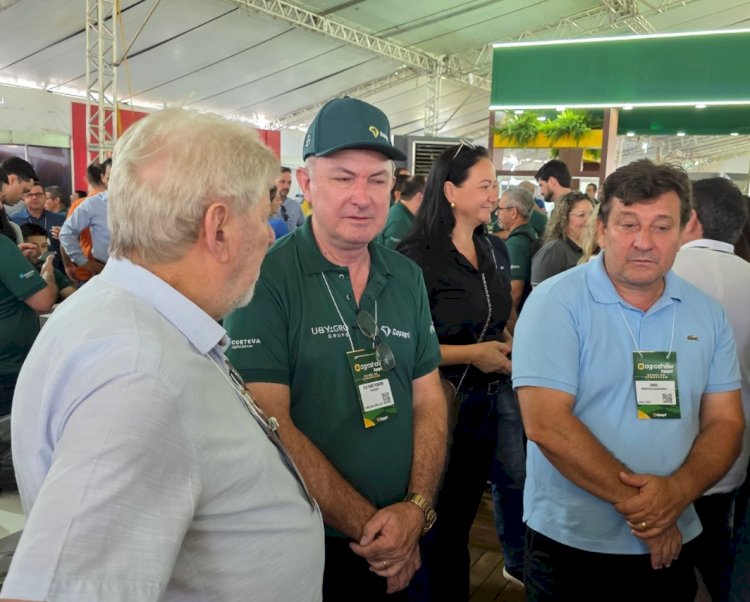 Prefeito Lari Hitz participa da abertura do Agroshow Copagril 2026 em Marechal Cândido Rondon