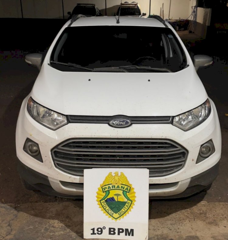 Ação conjunta recupera veículo roubado no Rio Grande do Sul em Guaíra