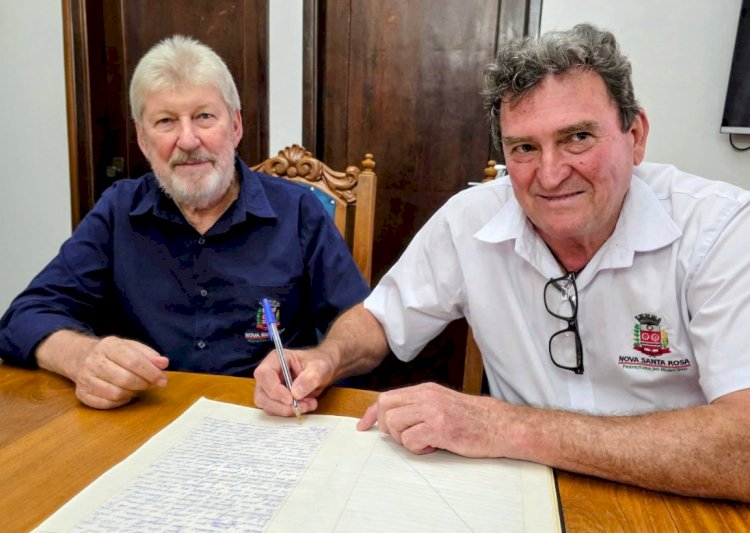 Prefeito Lari Hitz reassume o comando do Executivo em Nova Santa Rosa