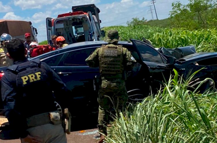 Vítimas de grave acidente na BR-163 são transferidas para hospitais de Toledo e Cascavel